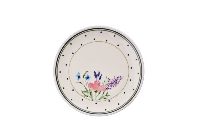 Hermia Point Heaven - Juego de 6 Platos de Postre Navideños de Porcelana 19.3x19.3x2 cm